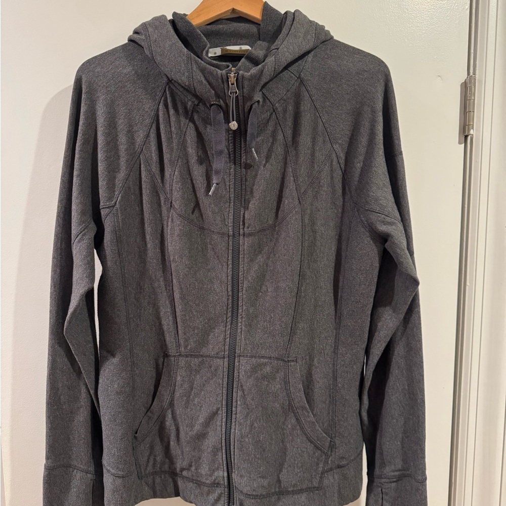 Athleta Charcoal Women's Zip-Up Jacket